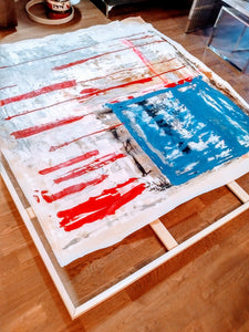 "Fraying Flag" Original