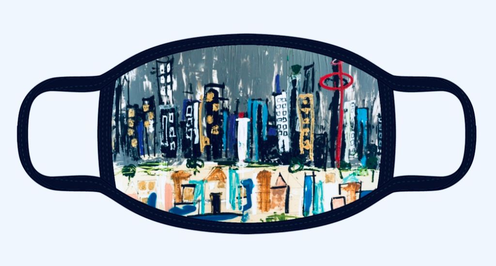 Limited Edition Toronto Skyline Face Mask